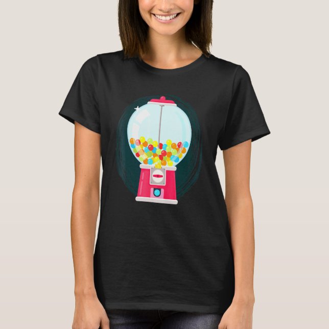 Süßigkeiten aus Gumball-Maschinen, Süßwaren T-Shirt (Vorderseite)