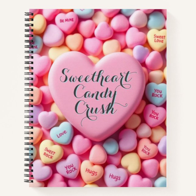 Süßigkeiten Candy Crush Notizbuch (Vorderseite)