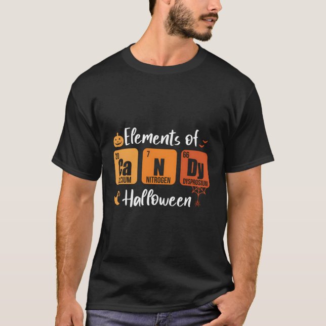 Süßigkeiten Candy Halloween Chemist T-Shirt (Vorderseite)