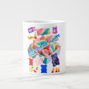 Süßigkeiten-Collage Jumbo-Tasse