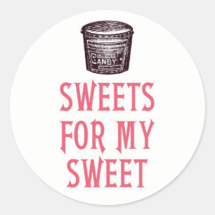 Süßigkeiten für meine süßen Aufkleber