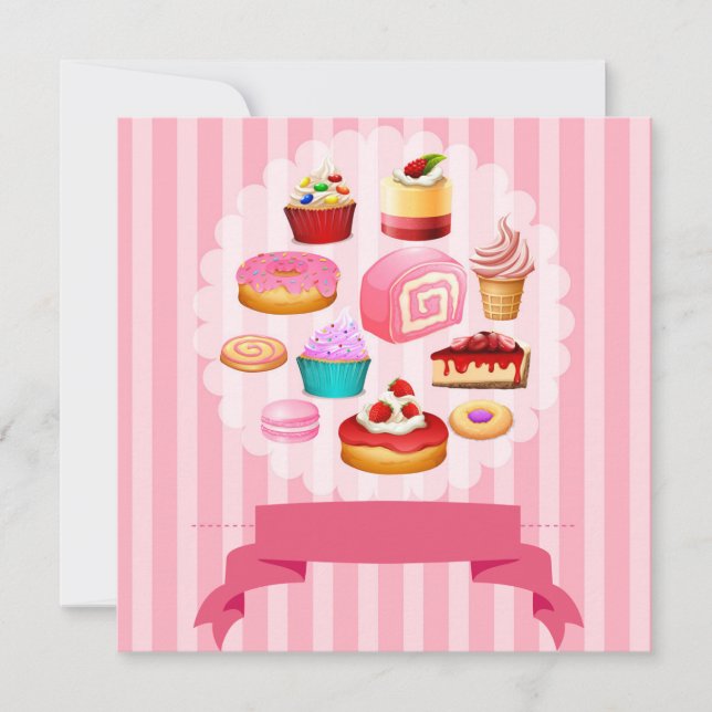 Süßigkeiten für Veranstaltungen Save The Date (Vorderseite)