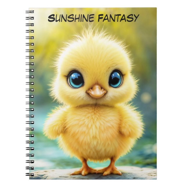 Süßigkeiten für Vögel Frühjahrswiese Gelbe Blumen Notizblock (Vorderseite)