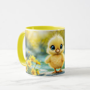Süßigkeiten für Vögel Frühjahrswiese Gelbe Blumen Tasse