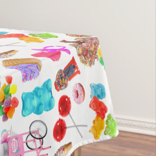 Süßigkeiten Geburtstag Tischdecke
