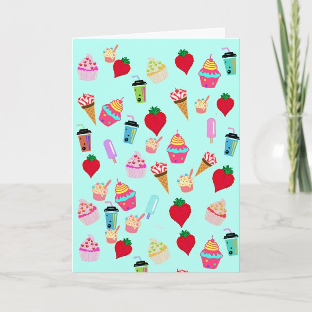 Süßigkeiten Geburtstagskarte Karte (Vorderseite)