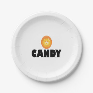 Süßigkeiten Halloween Pappteller