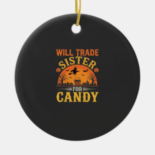 Süßigkeiten Halloween Schwester Handel Design_1 Keramik Ornament