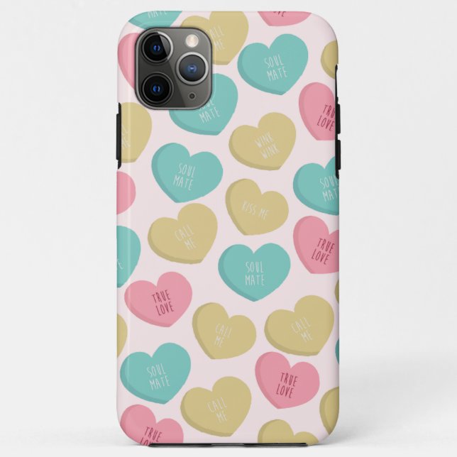 Süßigkeiten-Herz-Gespräch-iPhone-Hülle Case-Mate iPhone Hülle (Rückseite)