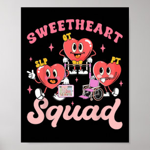 Süßigkeiten-Herzen-Glückliches-Valentins-Schatz-Tr Poster