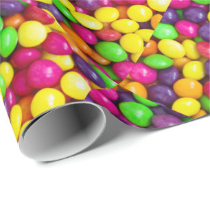 Süßigkeiten Hintergrund Geschenkpapier