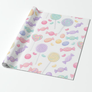 Süßigkeiten im Pastell-Look - Geschenkverpackungsp Geschenkpapier