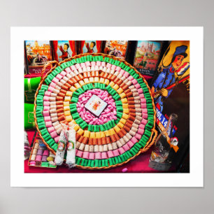 Süßigkeiten in Lyon, Frankreich Poster