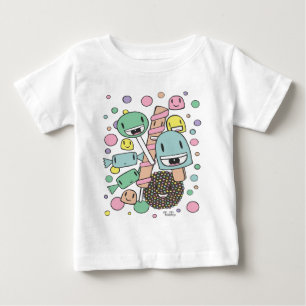 Süßigkeiten Kandy Halloween Lollipops Gummy Drops Baby T-shirt