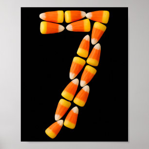 Süßigkeiten Mais 7 Halloween 67 Lustig Humor Poster