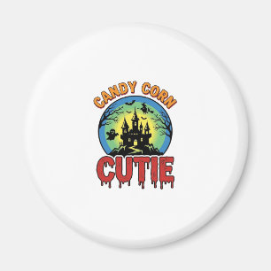 Süßigkeiten-Mais-Schatz Vintage-Halloween-Burg-Des Magnet