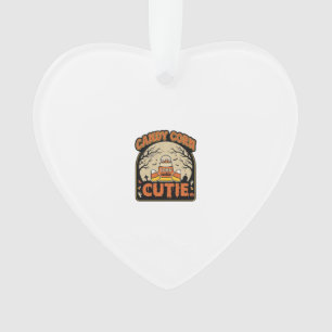 Süßigkeiten-Mais-Schatz Vintage-Halloween-Vektor-D Ornament