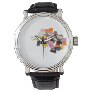 Süßigkeiten mit Kopierraum Armbanduhr