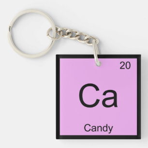 Süßigkeiten Name Chemie Element Periodensystem Schlüsselanhänger