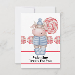 Süßigkeiten nur für dich Valentinskarte Dankeskarte