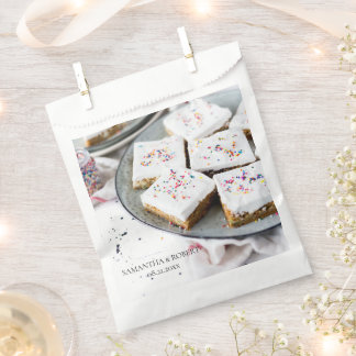 Süßigkeiten oder Cookie-Gastgeschenk Hochzeit Geschenktütchen