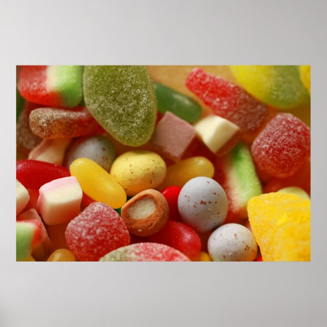 Süßigkeiten Poster Print (Vorne)
