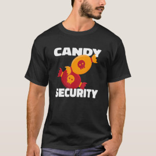 Süßigkeiten Sicherheit Halloween Gruselige Süßigke T-Shirt