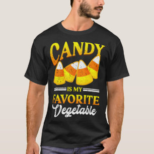 Süßigkeiten sind mein Lieblingsgemüse Mais Hallowe T-Shirt