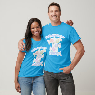 Süßigkeiten-Slogan Taffy macht mich verrückt weich T-Shirt
