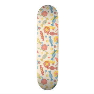 Süßigkeiten und Bonbon-Muster Skateboard