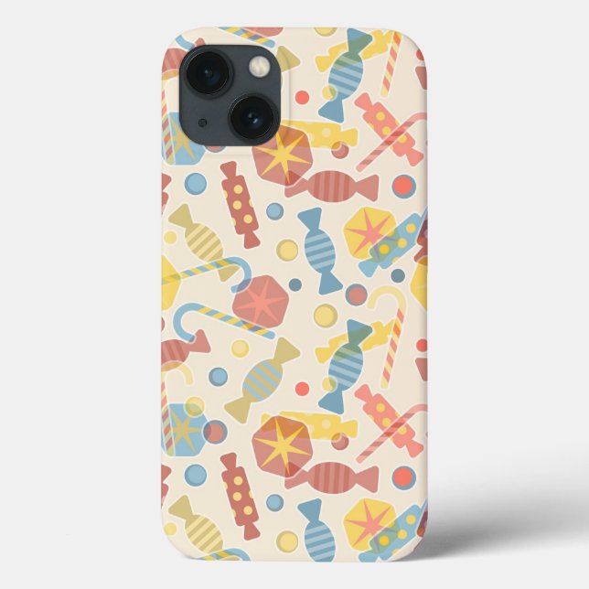 Süßigkeiten und Bonbonmuster Case-Mate iPhone Hülle (Rückseite)
