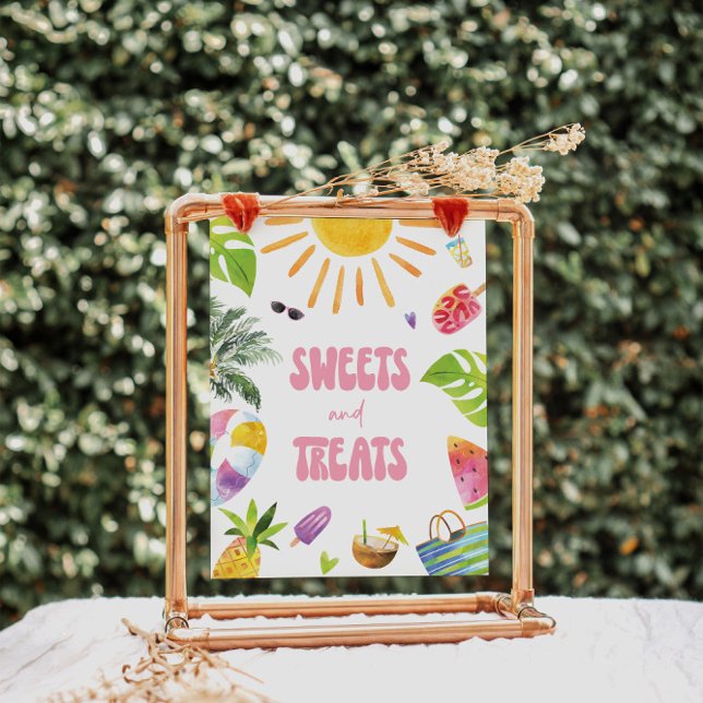 Süßigkeiten und Leckereien Desserts Unterschreiben Poster (Von Creator hochgeladen)