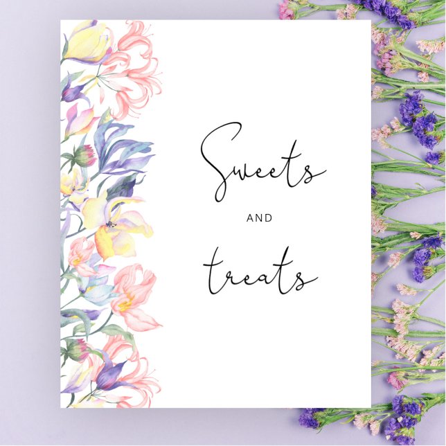 Süßigkeiten und Leckereien für Blumengebäck Poster (Von Creator hochgeladen)