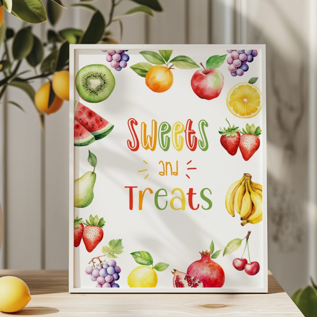 Süßigkeiten und Leckereien Obst Zwei-Ti-Frutti-Geb Poster (Von Creator hochgeladen)