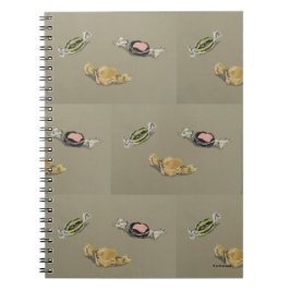 Süßigkeiten und Süßigkeiten Notizblock