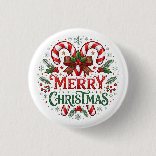 Süßigkeiten-Weihnachtsgruß  Button