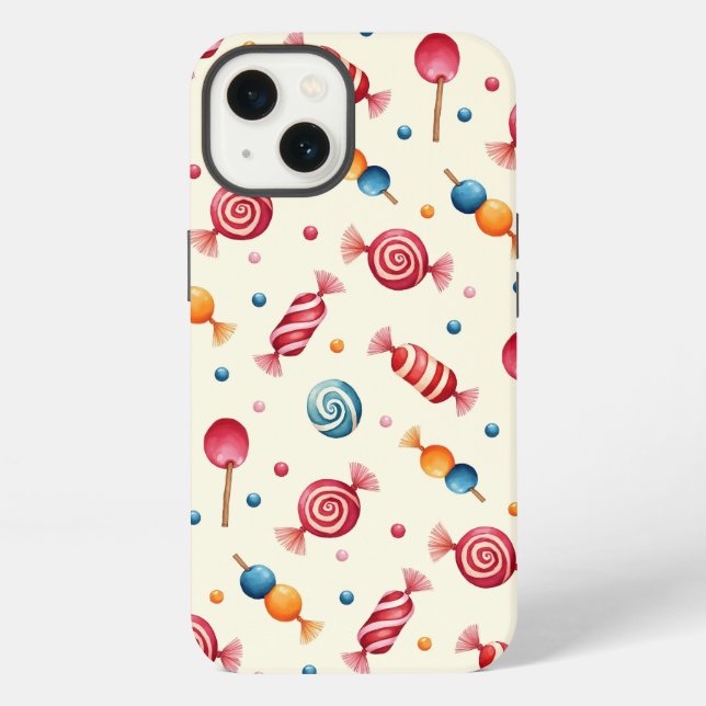 Süßigkeiten-Wunderland iPhone Hülle (Rückseite)
