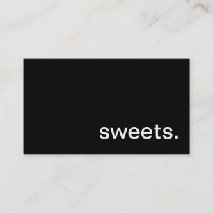 Süßigkeitens-Geschäfts-Karte Visitenkarte