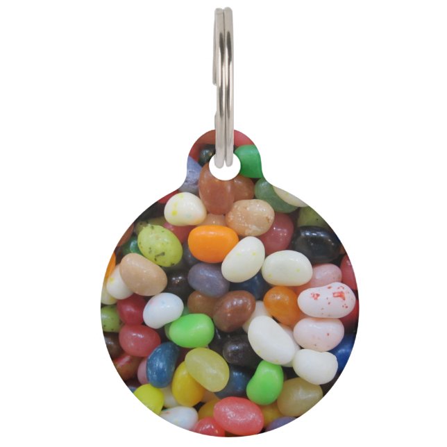 Süßigkeits-Beschaffenheits-Schablone blaues Grün Haustiermarke (Vorderseite)