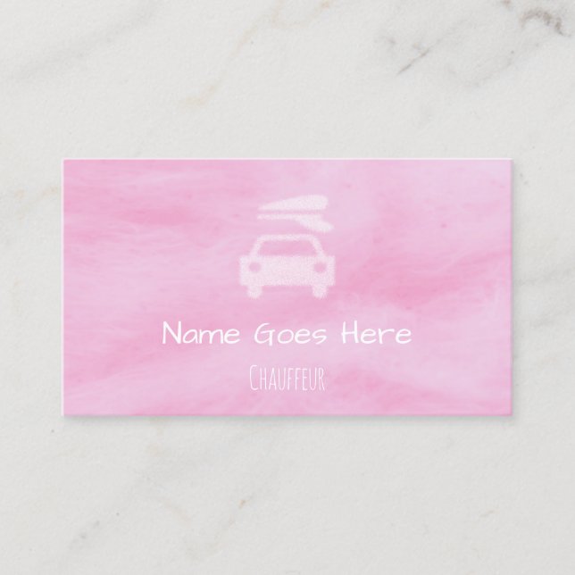 "Süßigkeits-" Fahrer-Visitenkarten Visitenkarte (Vorderseite)