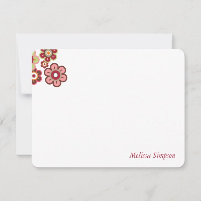 Süßigkeits-Gänseblümchen-Blumen-Blüten-Baby-Dusche Dankeskarte (Vorderseite)