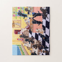 Süßigkeits-Geschäft Labradors Puzzle