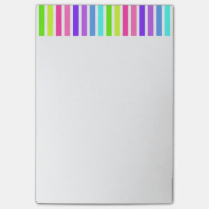 Süßigkeits-gestreiftes großes post-it klebezettel