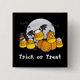 Süßigkeits-Mais-Lebewesen Button