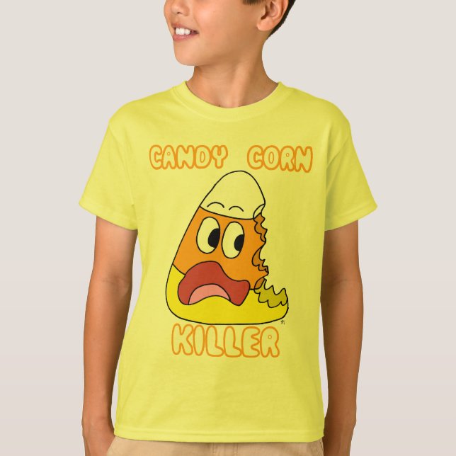 Süßigkeits-Mais-Mörder-T - Shirt (Vorderseite)