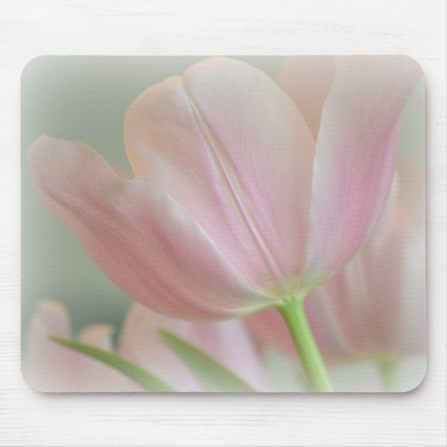 Süßigkeits-rosa Tulpe Mousepad (Vorne)