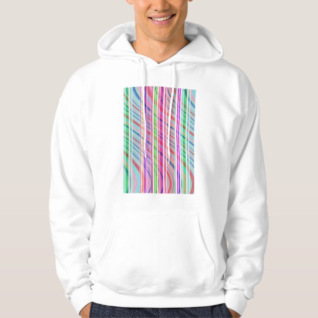 Süßigkeits-Streifen Hoodie (Vorderseite)