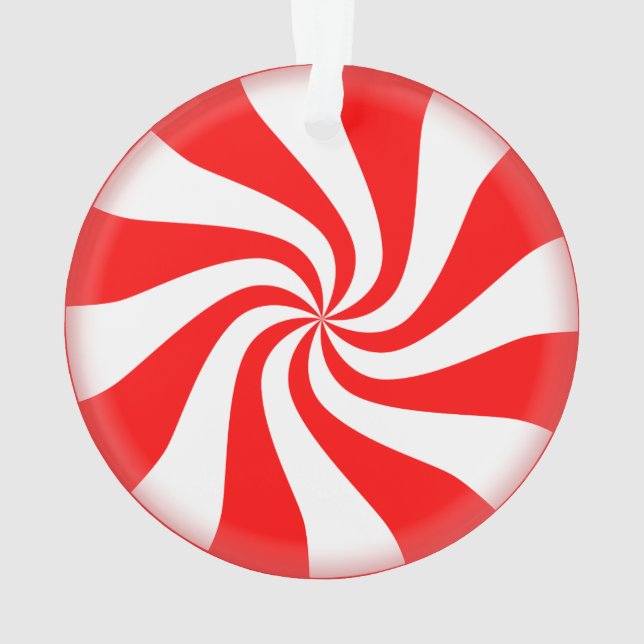 Süßigkeits-Strudel Ornament (Rückseite)