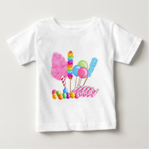 Süßigkeits-Zirkus Baby T-shirt