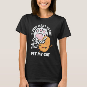 Süßkartoffel-Gemüse-Katzenbesitzer T-Shirt